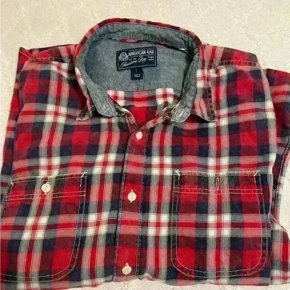 Men’s American rag plaid shirt - Picture 1 of 8